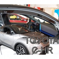 Ανεμοθραυστες αυτοκινητου - TOYOTA C-HR 5D 2016+ ΖΕΥΓΑΡΙ ΑΝΕΜΟΘΡΑΥΣΤΕΣ ΑΠΟ ΕΥΚΑΜΠΤΟ ΦΙΜΕ ΠΛΑΣΤΙΚΟ HEKO - 2 ΤΕΜ. Toyota