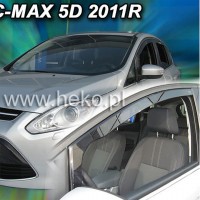 Ανεμοθραυστες αυτοκινητου - FORD C-MAX 5D 2011+ / GRAND C-MAX 5D 2011+ ΖΕΥΓΑΡΙ ΑΝΕΜΟΘΡΑΥΣΤΕΣ ΑΠΟ ΕΥΚΑΜΠΤΟ ΦΙΜΕ ΠΛΑΣΤΙΚΟ HEKO - 2 ΤΕΜ. Ford