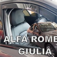 Ανεμοθραυστες αυτοκινητου - ALFA ROMEO GIULIA 4D 2016+ ΖΕΥΓΑΡΙ ΑΝΕΜΟΘΡΑΥΣΤΕΣ ΑΠΟ ΕΥΚΑΜΠΤΟ ΦΙΜΕ ΠΛΑΣΤΙΚΟ HEKO - 2 ΤΕΜ. Alfa Romeo