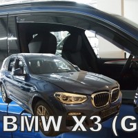 Ανεμοθραυστες αυτοκινητου - BMW X3 G01 5D 2017+ ΖΕΥΓΑΡΙ ΑΝΕΜΟΘΡΑΥΣΤΕΣ ΑΠΟ ΕΥΚΑΜΠΤΟ ΦΙΜΕ ΠΛΑΣΤΙΚΟ HEKO - 2 ΤΕΜ. BMW