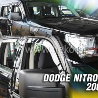 Ανεμοθραυστες αυτοκινητου - DODGE NITRO 5D 2007+ ΖΕΥΓΑΡΙ ΑΝΕΜΟΘΡΑΥΣΤΕΣ ΑΠΟ ΕΥΚΑΜΠΤΟ ΦΙΜΕ ΠΛΑΣΤΙΚΟ HEKO - 2 ΤΕΜ. Dodge